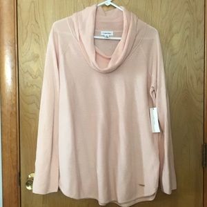 Pretty blush Calvin Klein sweater NWT